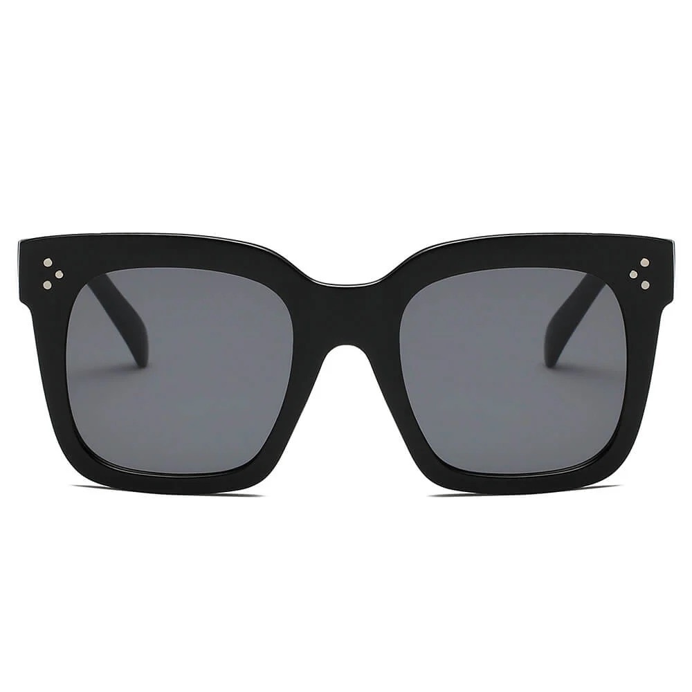 Square Black Sunglasses UVA/UVB